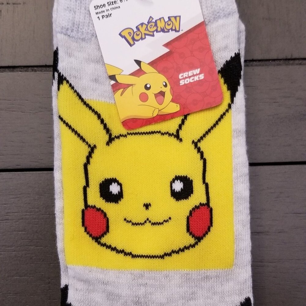 Pokemon Pikachu Crew Socks